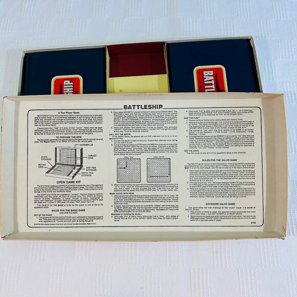 Battleship Game Vintage 1978 Milton Bradley Classic Strategy COMPLETE - Picture 5 of 11